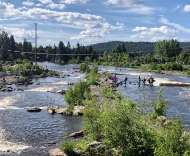 Deschutes River rapids