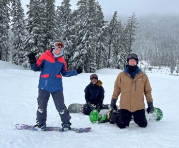 Snowboarding at Mt. Bachelor