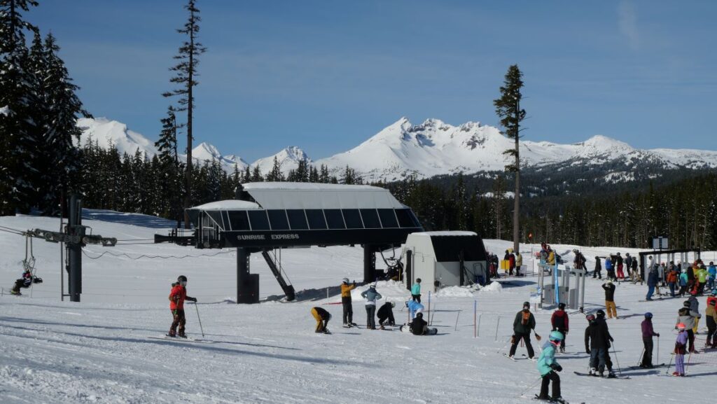 Sunrise Lift at Mt. Bachelor Ski Resort.