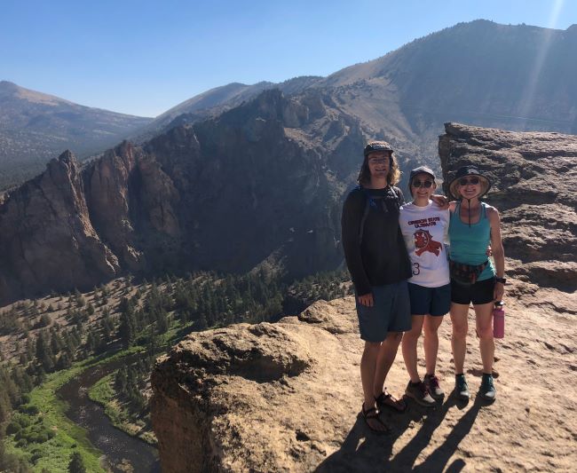 Hikers at Smith Rock State Park