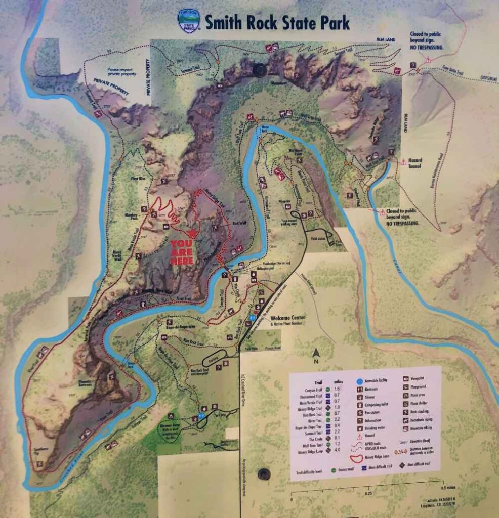 Smith Rock Map