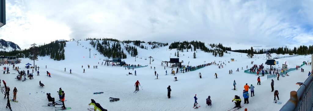 The slopes at Hoodoo Ski Area