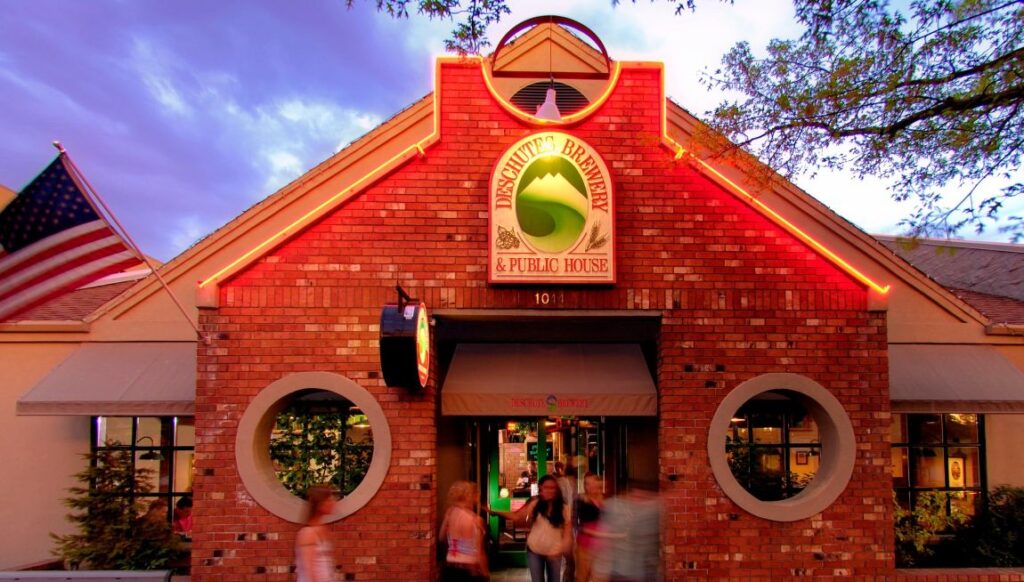 The Deschutes Brewery Bend Public House. One of the original brew pubs in Bend.