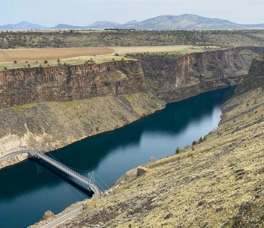 Views of the SW Jordan Bridge at Lake Billy Chinook.