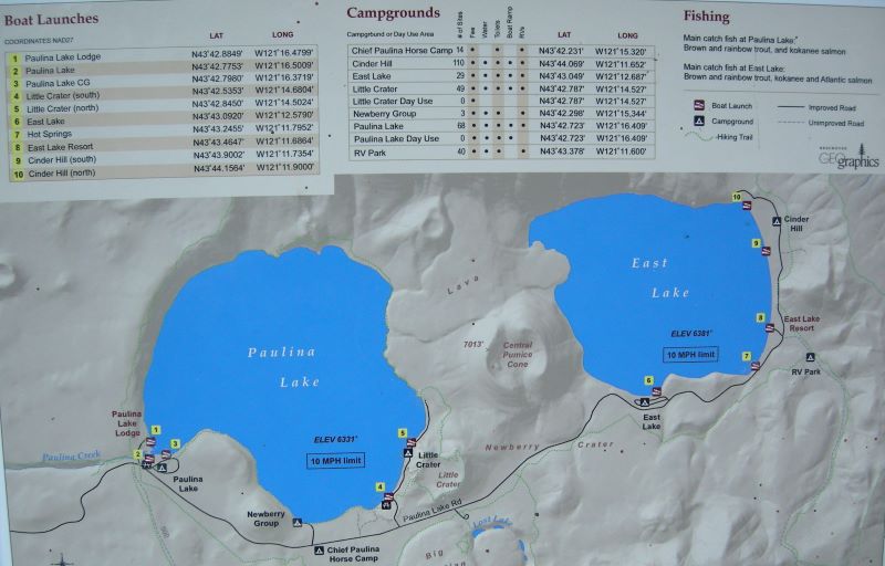 Newberry National Volcanic Monument Map