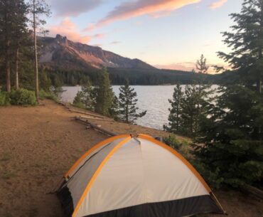 Camping at Paulina Lake