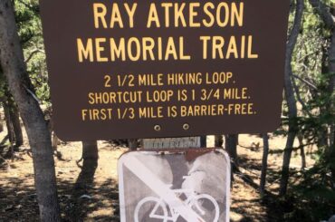 Ray Atkeson Memorial Trail Signage