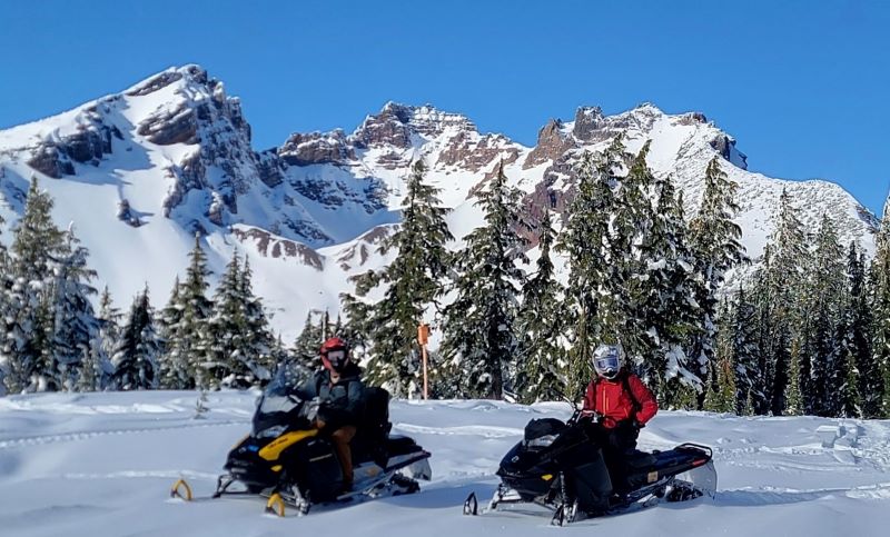 Snowmobiling Bend Oregon