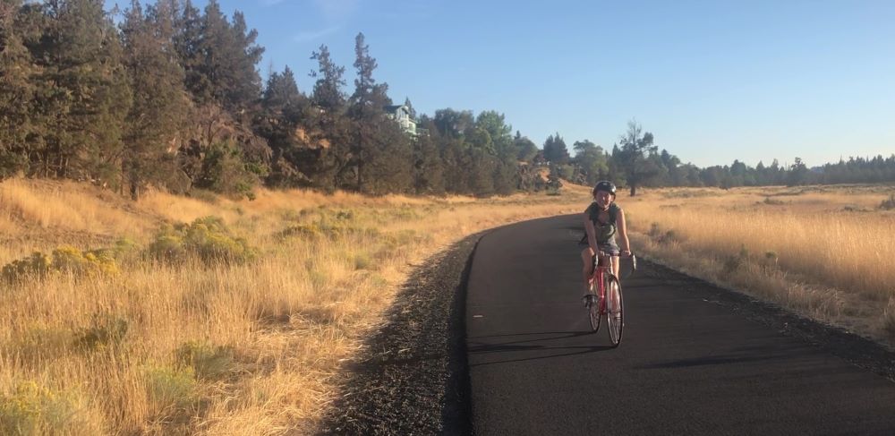 Biking in the Dry Canyon Redmond