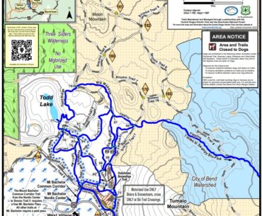 Dutchman Sno Park trail map.