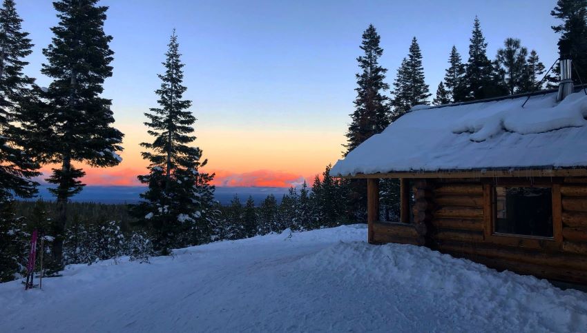 Sunset at Virginia Meissner Sno Park