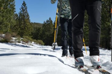 Us cross country skiing at Skyliner Sno Park