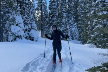 Nording skiing at Swampy Lakes Sno Park