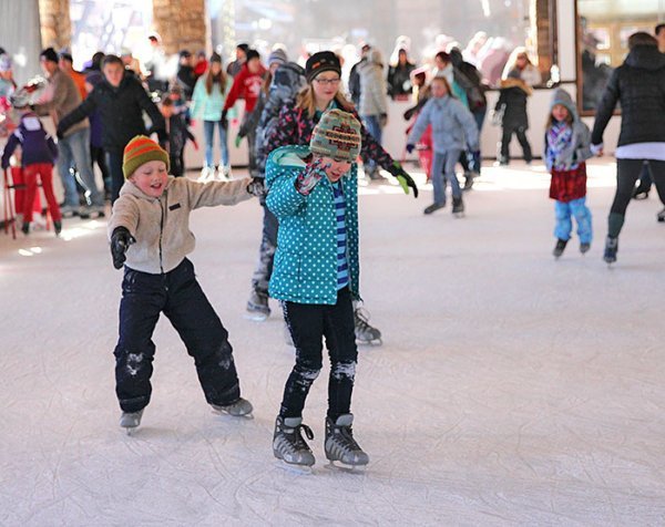 Ice Skating at Sunriver Village