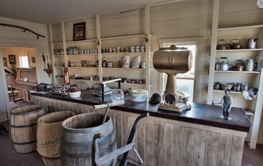 Artifacts at Fort Rock Village Homestead Museum.