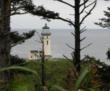 North Head lighthouse at Cape Disappointment near Long Beach Washington