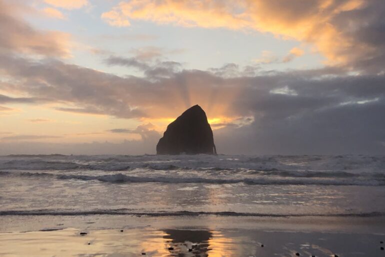 Haystack Rock at Pacific City