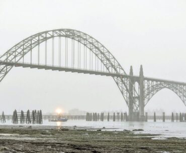 Yaquina Bay Bridge in Newport Oregon