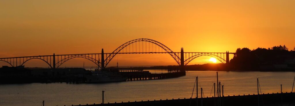 The view from Embarcadero in Newport Oregon