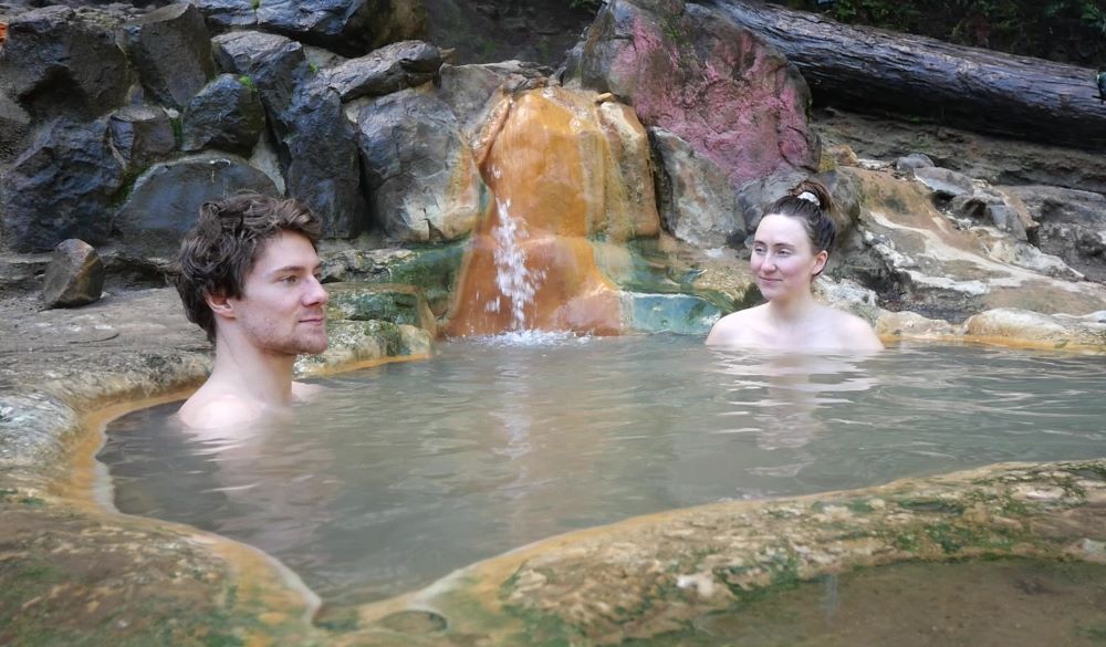 Us soaking at Umpqua Hot Springs