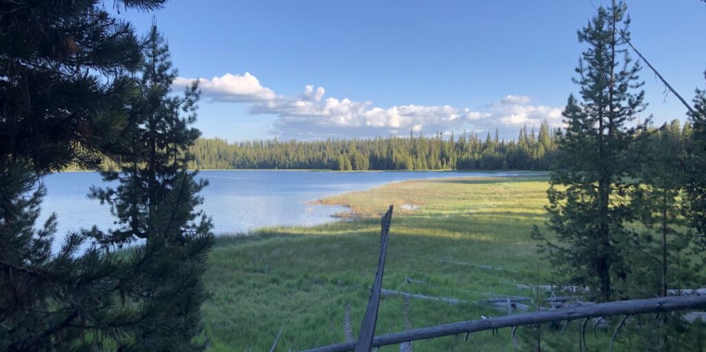 Views of Little Lava Lake