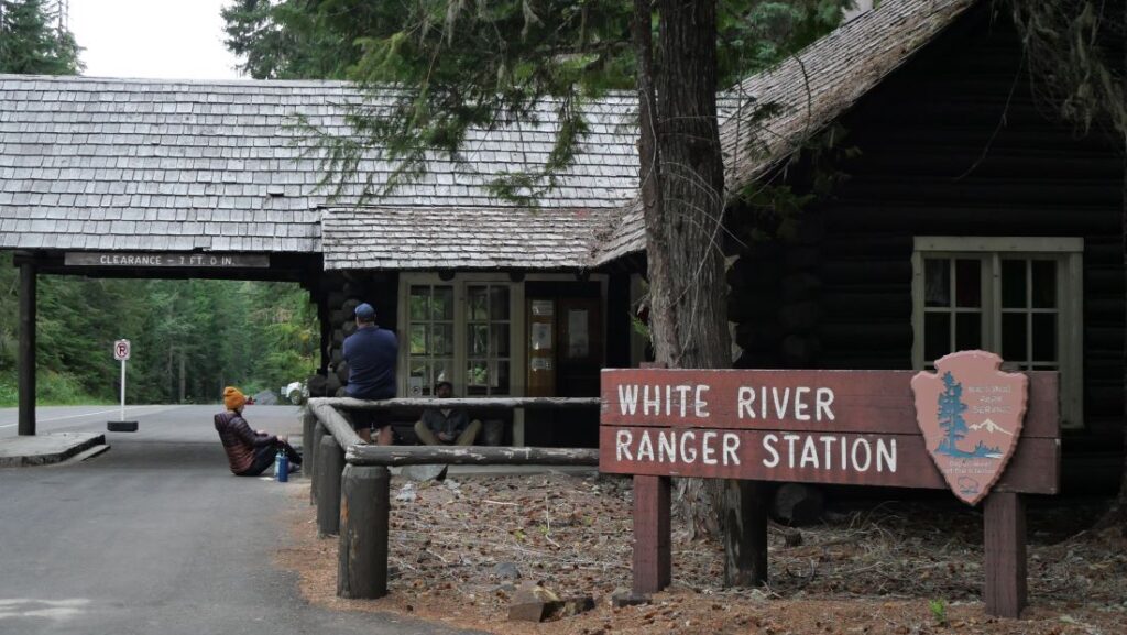 The White River Wilderness Information Center in Mt. Rainier National Park.