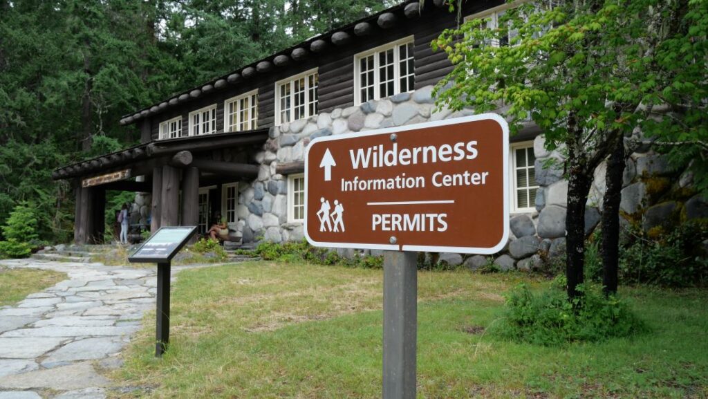 The Longmire Wilderness Information Center.