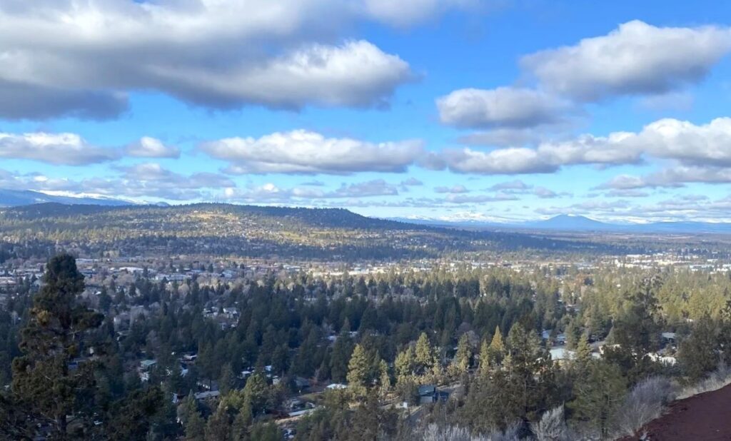 Views from the top of Pilot Butte in Bend.