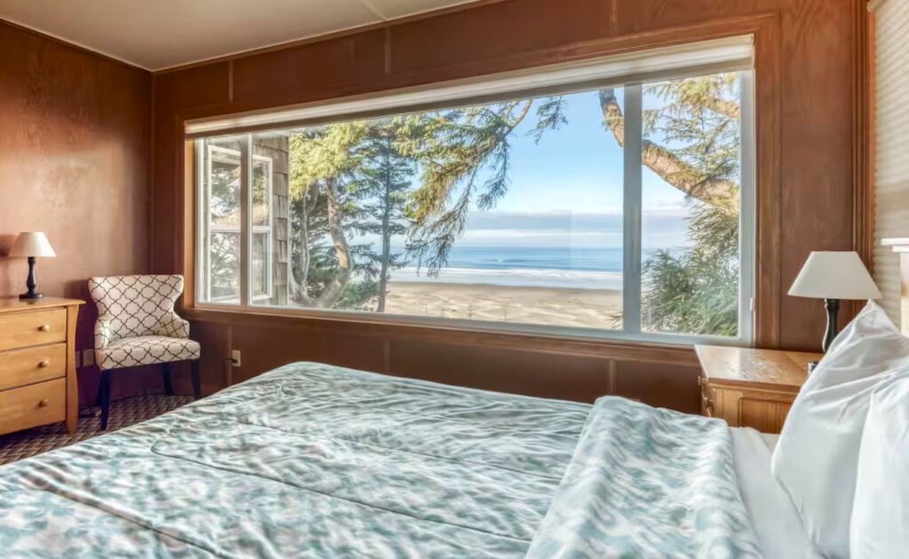 A vacation home rental at Agate Beach Oregon.