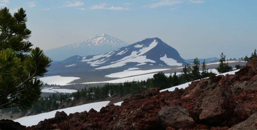 Views of Mt. Bachelor from the Tam McArthur Rim Trail.