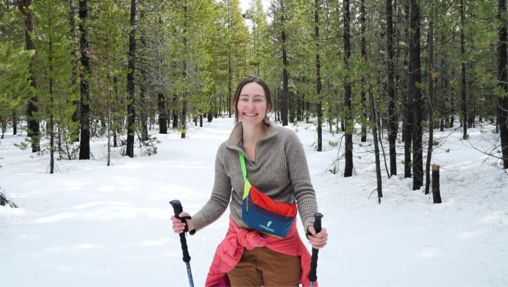 Cross-country skiing at Ten Mile Sno-Park.